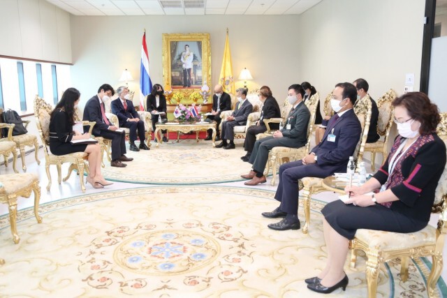 ทูตเกาหลี เยี่ยมคารวะประธานรัฐสภา แนะนำตัวโอกาสเข้ารับตำแหน่งใหม่