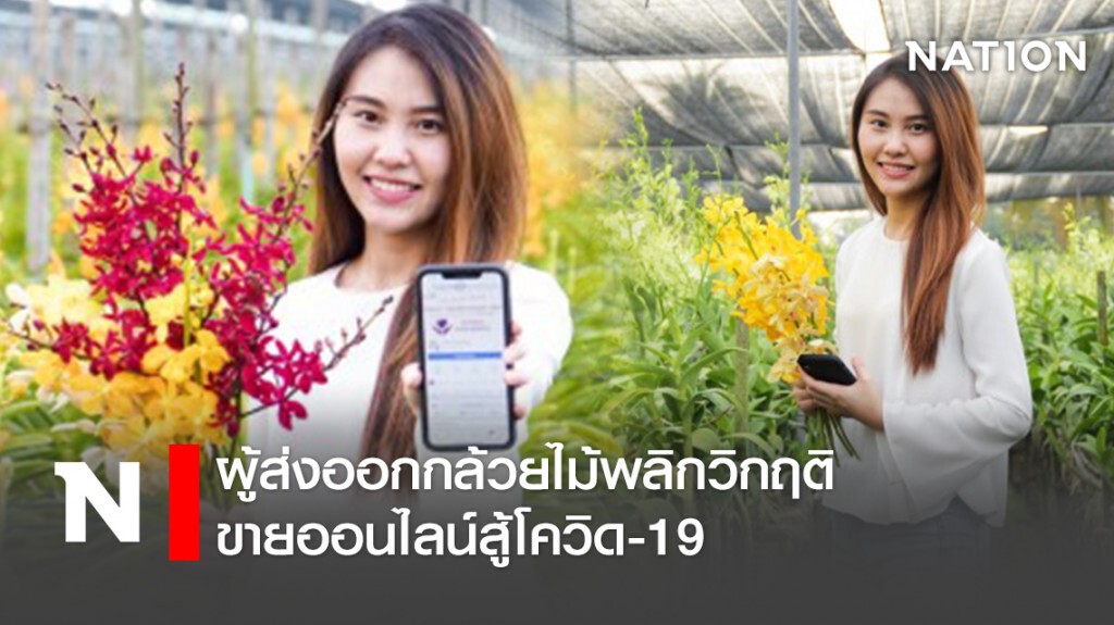 ผู้ส่งออกกล้วยไม้พลิกวิกฤติขายออนไลน์สู้โควิด-19