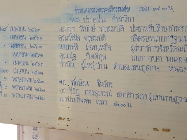 "ทักษิณ ชินวัตร" โผล่ชื่อเจ้าภาพสวดพระอภิธรรมศพ สาววาดรูปนายกฯ