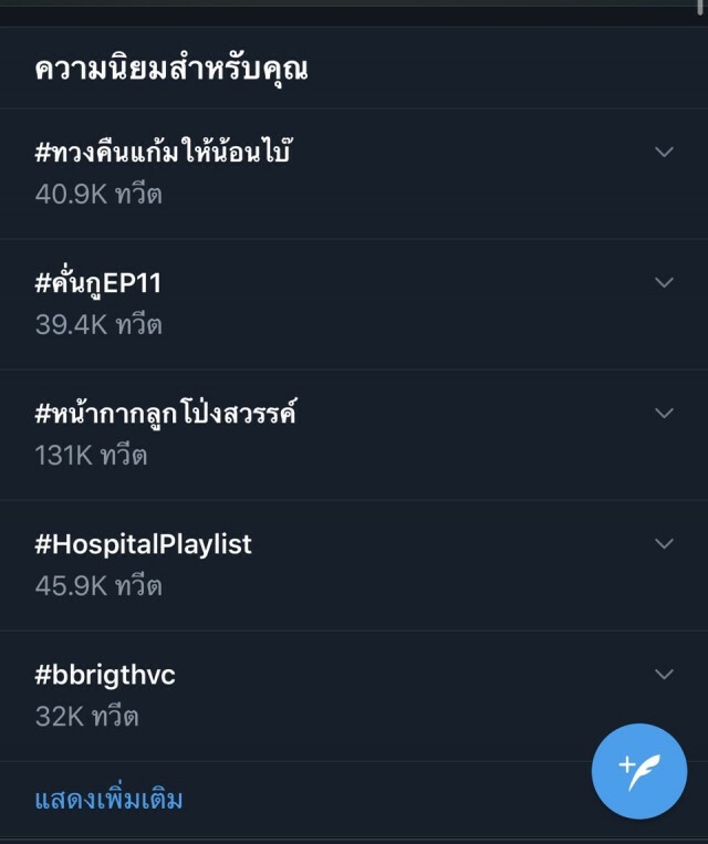 "คั่นกู"เจ้าพ่อเทรนด์ทวิตฯ คืนสุขทุกวันศุกร์