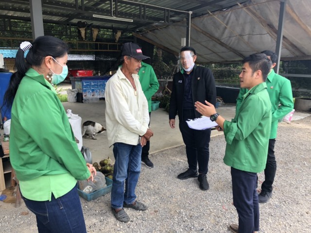 ธ.ก.ส.ลงพื้นที่ให้กำลังใจพี่น้องประชาชนและผู้พิทักษ์สิทธิ์
