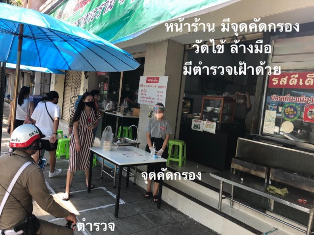 เปิดภาพ ร้านอาหารปรับตัว..หลังปลดล็อก ในศักราชโควิดที่ 1
