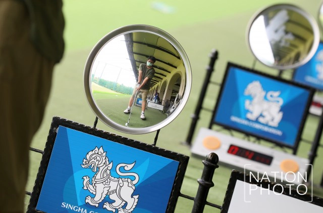 นักกอล์ฟ หายห่วง!! ฝึกซ้อมไดร์ฟกอล์ฟ ตามมาตรการSocial Distancing