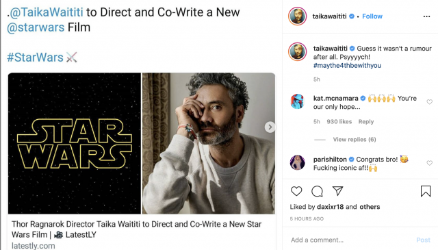 "Taika Waititi"นั่งแท่น ผกก.STAR WARS"ภาคใหม่