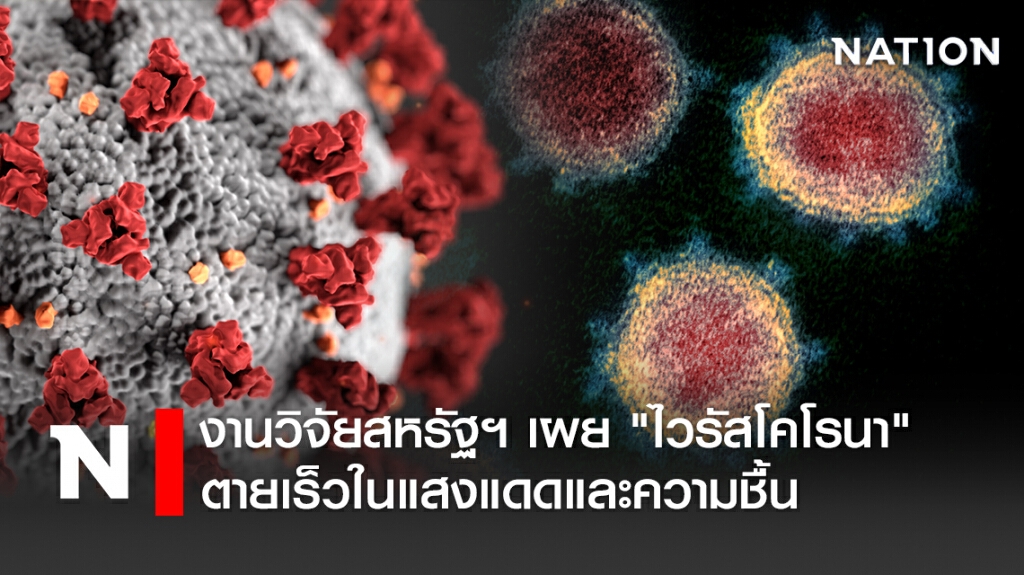 งานวิจัยสหรัฐฯ เผย "ไวรัสโคโรนา" ตายเร็วในแสงแดดและความชื้น