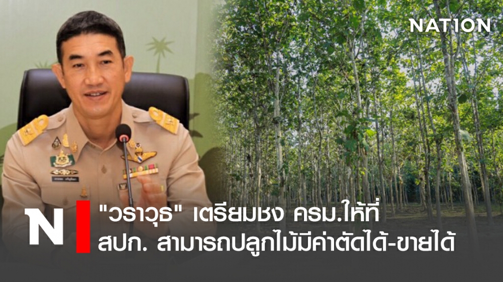 "วราวุธ" เตรียมชง ครม.ให้ที่ สปก. สามารถปลูกไม้มีค่าตัดได้-ขายได้