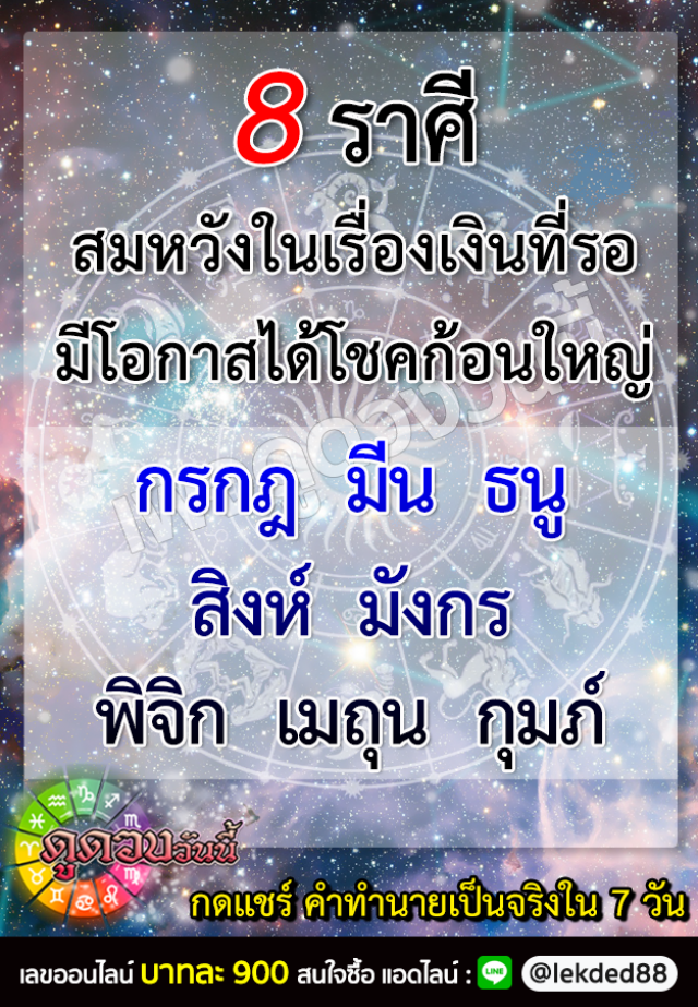 เปิด 8 ราศี สมหวังในเรื่องเงินที่รอ มีโอกาสได้โชคก้อนใหญ่
