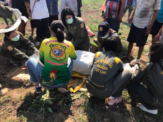 หนุ่มลงหาปลา คาด! แหอาจพันขาหมดแรงจมน้ำดับ