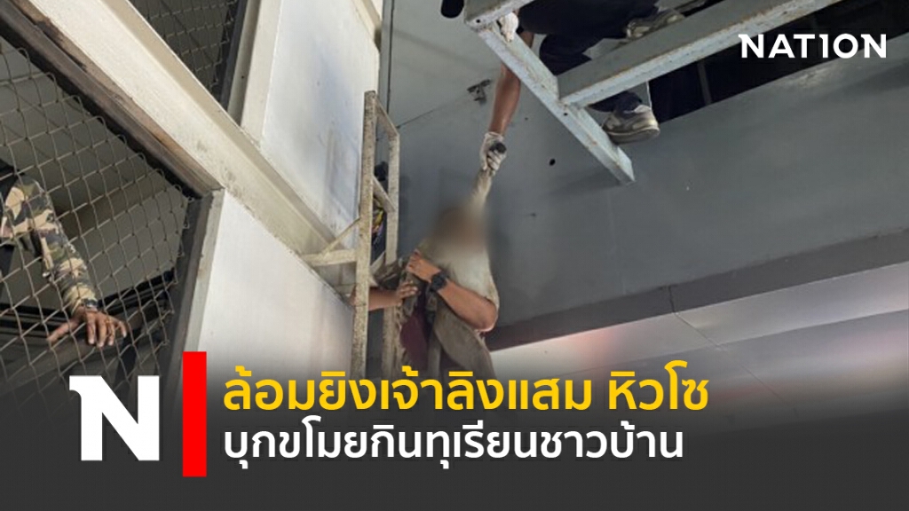 ล้อมยิงเจ้าลิงแสม หิวโซบุกขโมยกินทุเรียนชาวบ้าน
