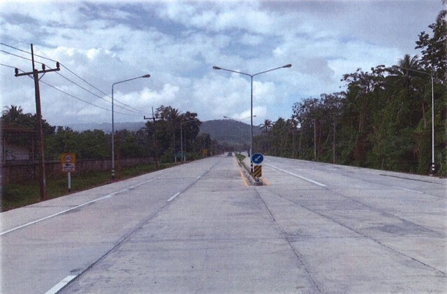 ทางหลวงขยายถนนสาย บ.บือเล็งใต้ – โกตาบารู จ.ยะลา แล้วเสร็จ