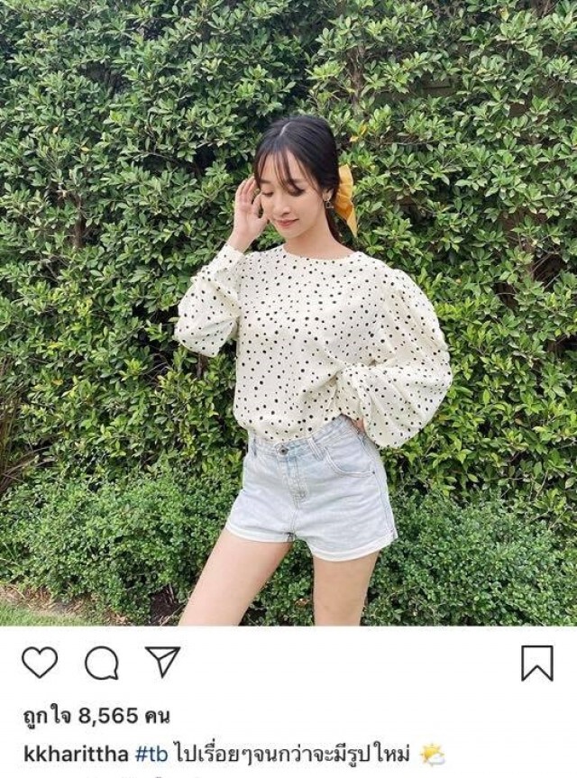 "ชิงชิง"  ติดแฮชแท็ก TB เหมือน "เวียร์-เบลล่า"  รูปทริปรถบ้าน