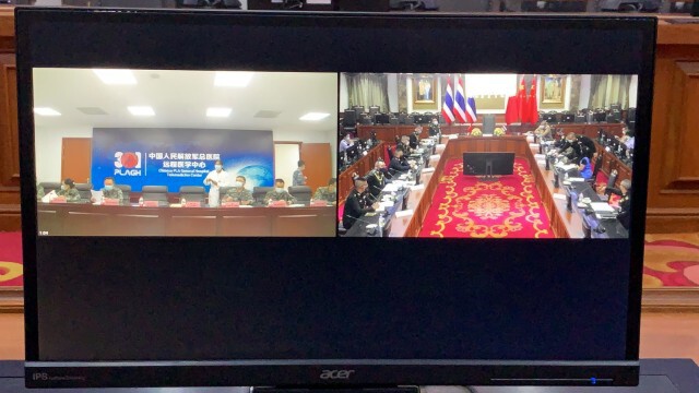 กลาโหมไทย-จีน คุยทางไกล ถอดบทเรียนรับมือโควิด