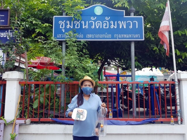ซีพีเอฟส่ง Food Truck สู่ชุมชนวัดอัมพวา สู้ภัยโควิด-19