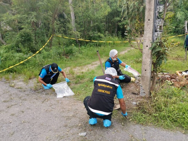 คนร้ายปาระเบิดใส่บ้านเช่า พลาดถูกเสาไฟฟ้ารอดหวุดหวิด