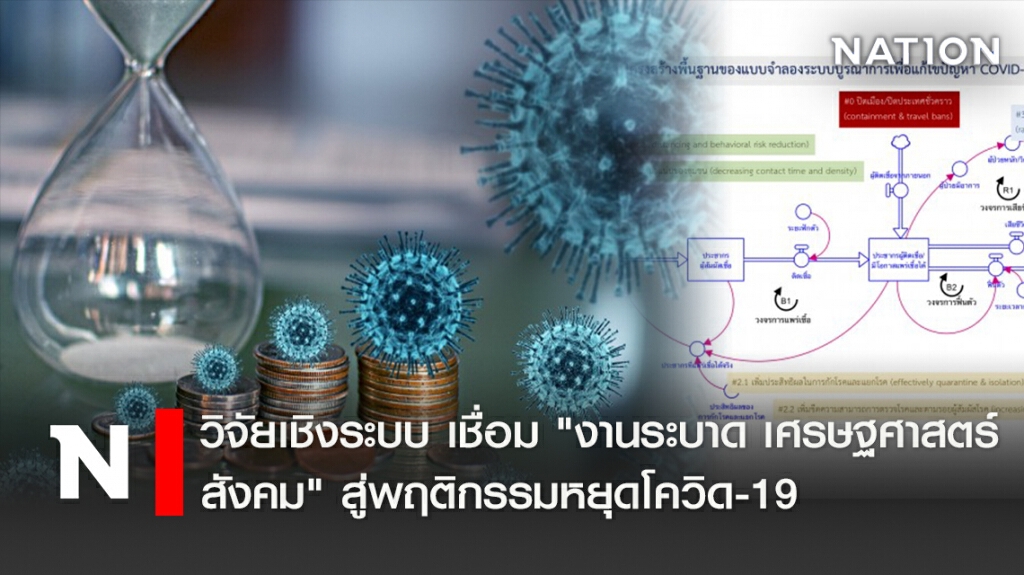 วิจัยเชิงระบบ เชื่อม"งานระบาด เศรษฐศาสตร์ สังคม" สู่พฤติกรรมหยุดโควิด