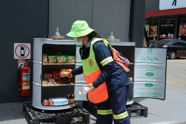 บางจากฯ ตั้ง 'ถังปันสุข' ร่วมปันน้ำใจช่วยคนไทย