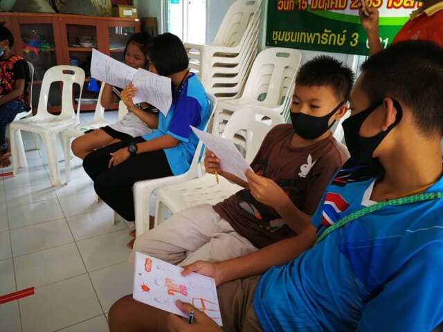 สอนเสริมเด็กชุมชนแออัด เรียนออนไลน์ไม่ได้