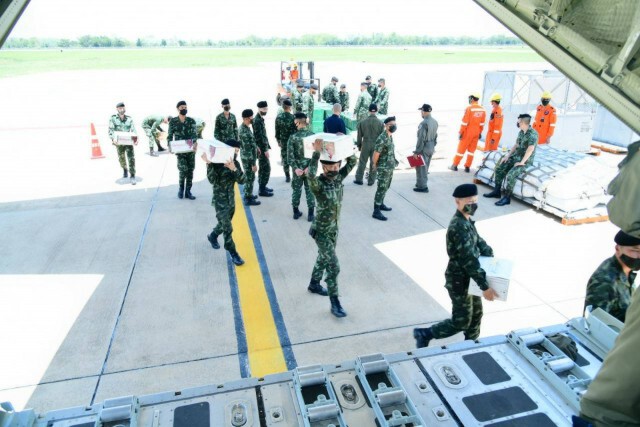 ทอ. ต่อยอดช่วยโควิด บิน C-130 ขนสินค้าพะเยา แลกชาวพังงา