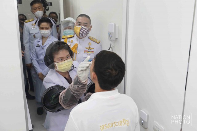 ในหลวงพระราชทานห้องตรวจเชื้อป้องกันการระบาดของเชื้อโควิด-19