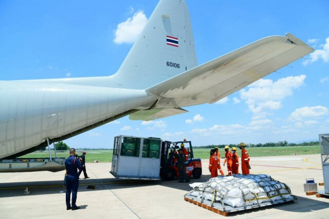 ทอ. ต่อยอดช่วยโควิด บิน C-130 ขนสินค้าพะเยา แลกชาวพังงา