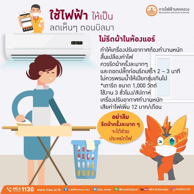 แนะนำวิธีการใช้ไฟฟ้าให้เป็นลดเห็น ๆ ตอนบิลมา
