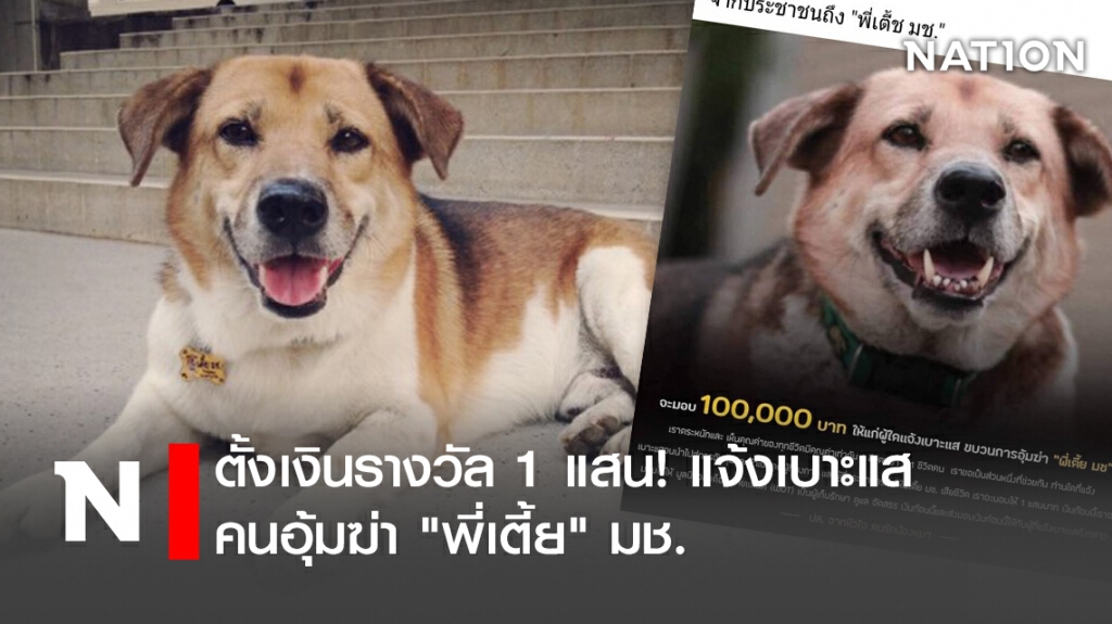ตั้งเงินรางวัล 1 แสน! แจ้งเบาะแสคนอุ้มฆ่า "พี่เตี้ย" มช.