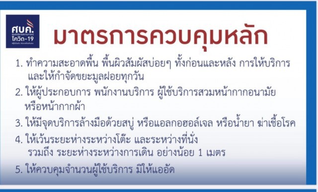 ศบค. ย้ำ คลายล็อก"ผับ-บาร์" รอก่อน แนะหาวิธีให้ลูกค้ามั่นใจ