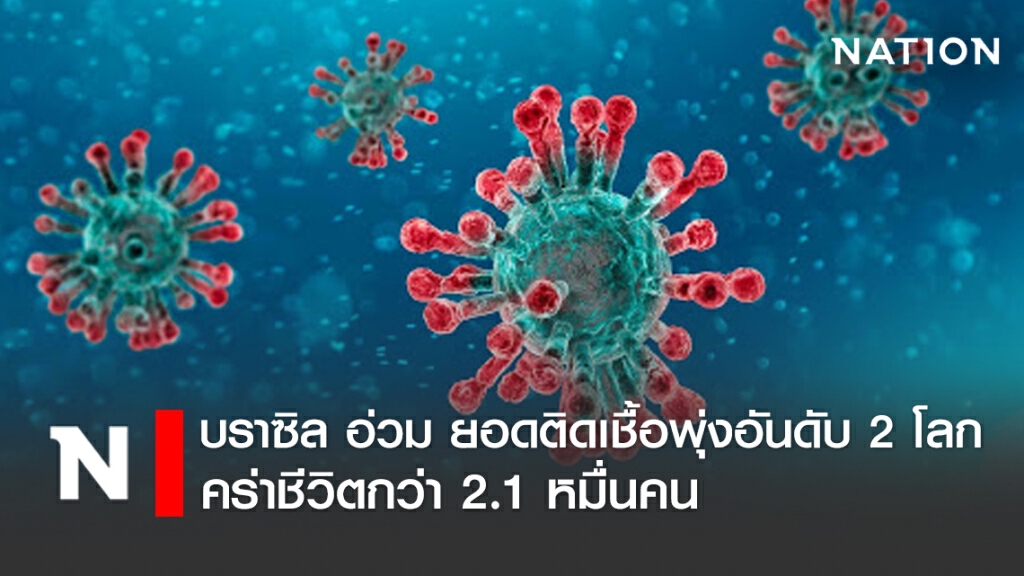 บราซิล อ่วม ยอดติดเชื้อพุ่งอันดับ 2 โลก คร่าชีวิตกว่า 2.1 หมื่นคน บราซิล อ่วม ยอดติดเชื้อพุ่งอันดับ 2 โลก คร่าชีวิตกว่า 2.1 หมื่นคน