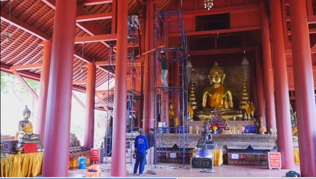 ซ่อมเอง! วัดเจดีย์หลวง ไม่หวังพึ่งกรมศิลป์ฯ