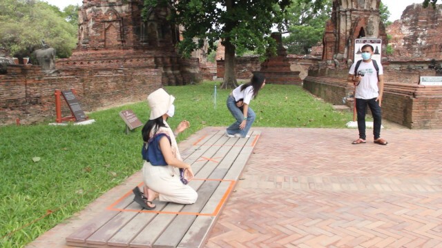"พระนครศรีอยุธยา" คึกคัก ท่องเที่ยวแบบ New Normal ลงทะเบียนผ่านแอพ "ไทยชนะ" ป้องกันโควิด-19