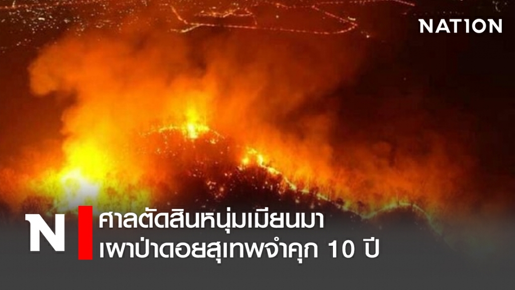 ศาลตัดสินหนุ่มเมียนมา เผาป่าดอยสุเทพจำคุก 10 ปี ศาลตัดสินหนุ่มเมียนมา เผาป่าดอยสุเทพจำคุก 10 ปี