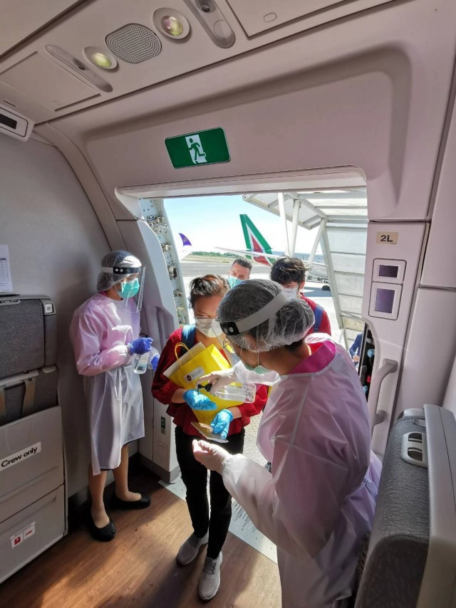 การบินไทยจัดเที่ยวบินพิเศษรับคนไทยจากอิตาลีกลับบ้าน