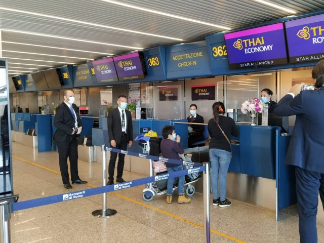 การบินไทยจัดเที่ยวบินพิเศษรับคนไทยจากอิตาลีกลับบ้าน