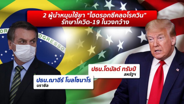 "ยาต้านมาลาเรีย" กินแล้วตายมากกว่าหาย "โควิด-19" ?