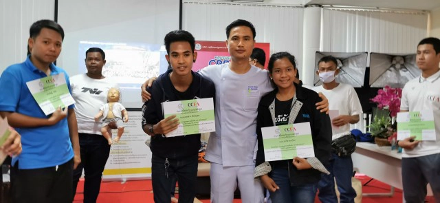 เดอะโค้ชชิ่งฯผนึกครูเสืออบรมพื้นฐานปฐมพยาบาลกีฬาฟุตบอล