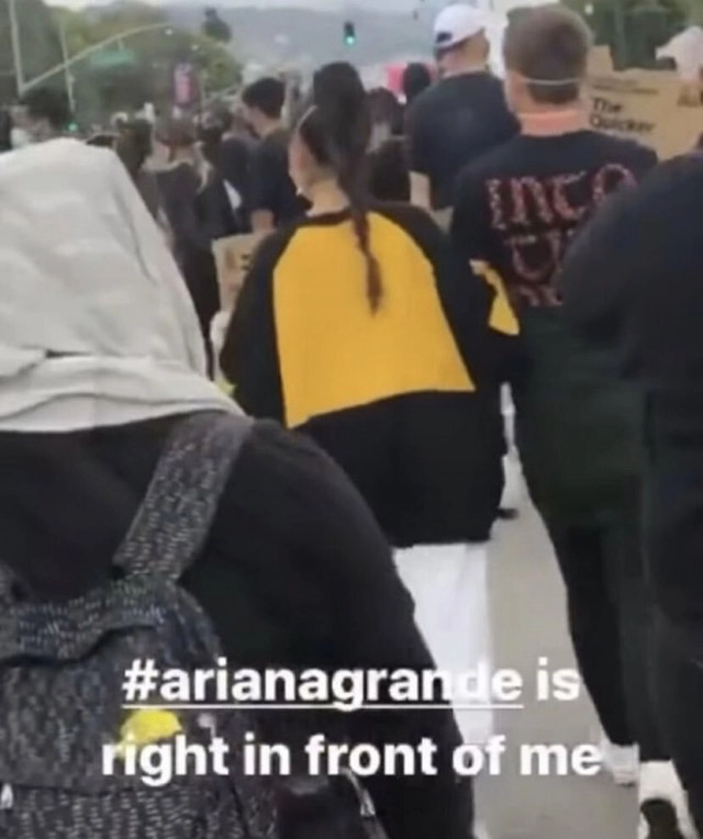 "อารีอาน่า แกรนเด"  ร่วมประท้วงเหยียดผิว "จอร์จ ฟลอย"!