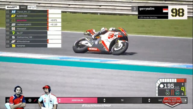 ดวลออนไลน์ "สมเกียรติ"/ลูกทีมซิวแชมป์-นักขับมาเลย์คว้าบุคคล