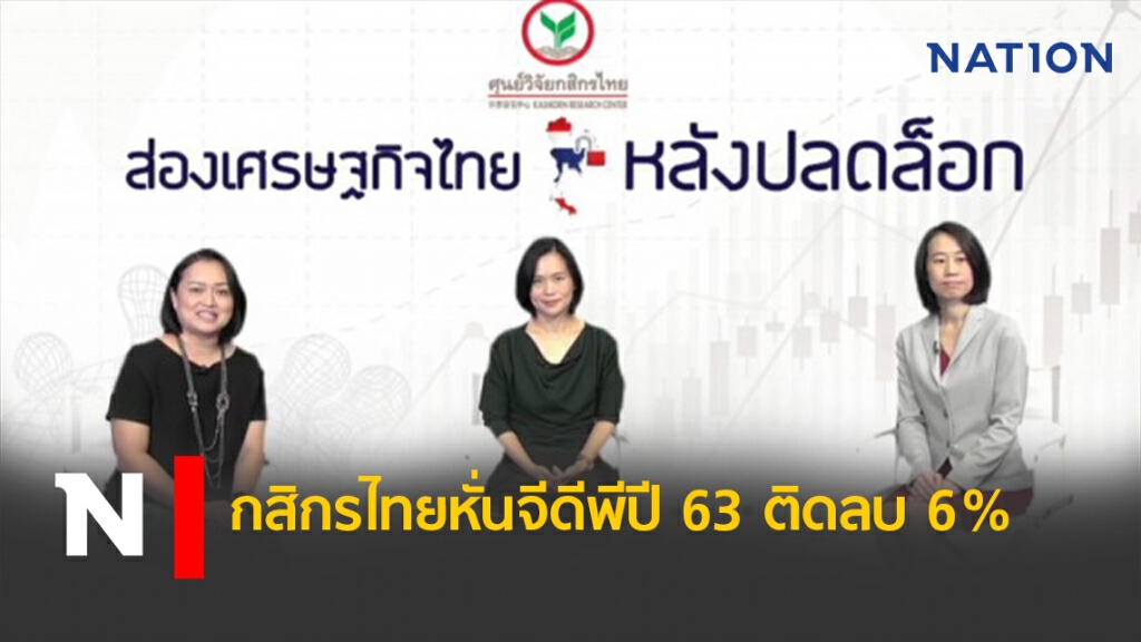 กสิกรไทยหั่นจีดีพีปี 63 ติดลบ 6%