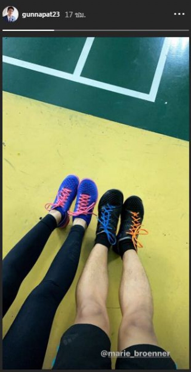 ภาพคู่มาแล้ว "กัน – มารี"