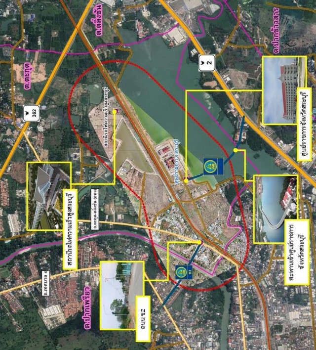 ทางหลวงชนบทสำรวจออกแบบถนนเชื่อมสาย ข2 ผังเมืองรวมเมืองสระบุรี