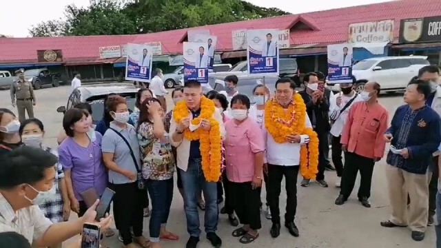"ธรรมนัส" ช่วยผู้สมัครพปชร.ลำปาง หาเสียงโค้งสุดท้าย