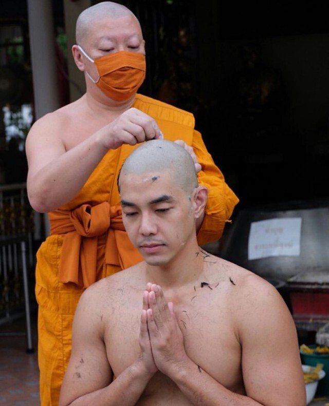 "อาร์ต พศุตม์" เข้าพิธีอุปสมบท รับฉายา "จารุธัมโม"
