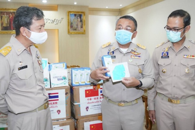 กว่างซีจ้วงสาธารณรัฐประชาชนจีน มอบสิ่งของ สานความสัมพันธ์เมืองพี่เมืองน้อง