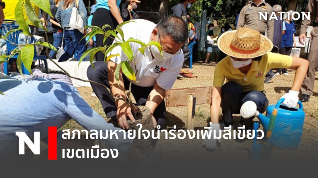 สภาลมหายใจนำร่องเพิ่มสีเขียวเขตเมือง