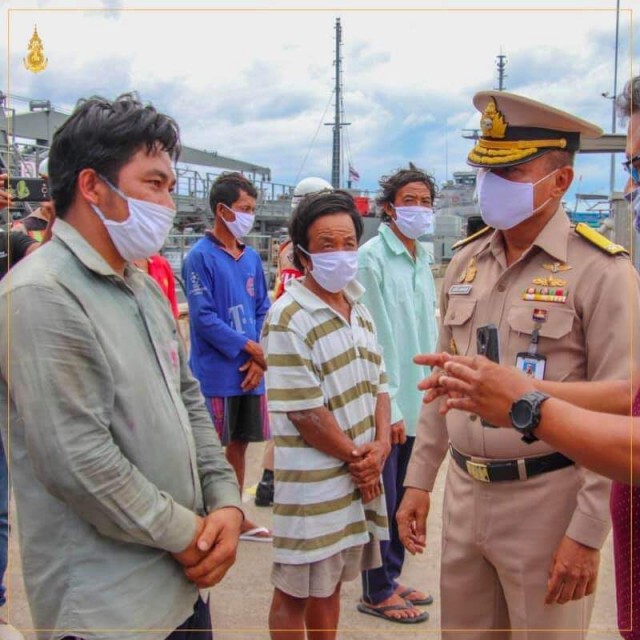 ทัพเรือภาคที่2 จับเรือประมงต่างด้าว