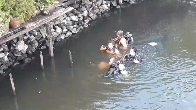 ลุงเร่ร่อน วัย 60 ปี เดินลงน้ำไล่ตามเก็บหม้อ จมน้ำดับ