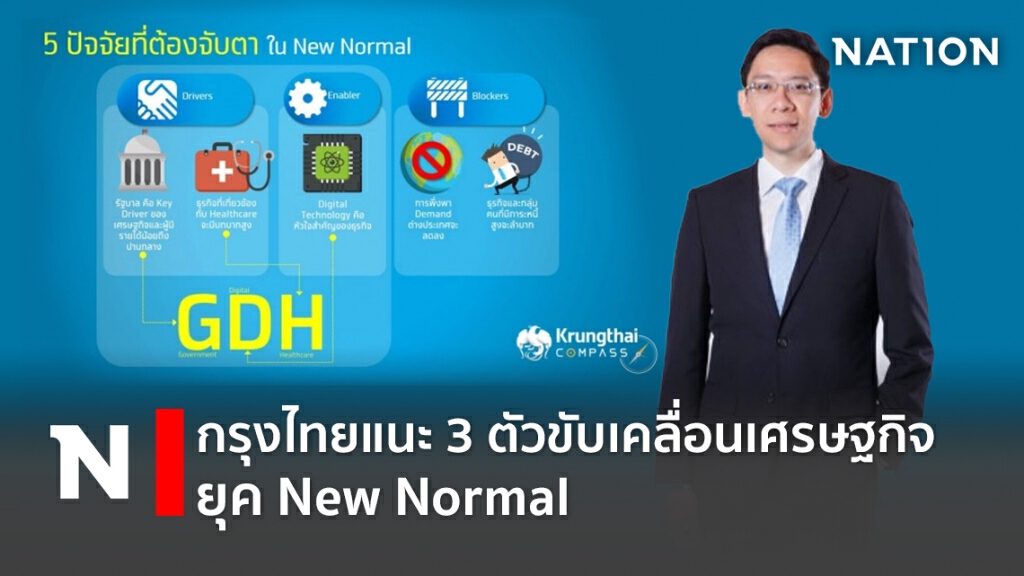 กรุงไทยแนะ 3 ตัวขับเคลื่อนเศรษฐกิจยุค New Normal