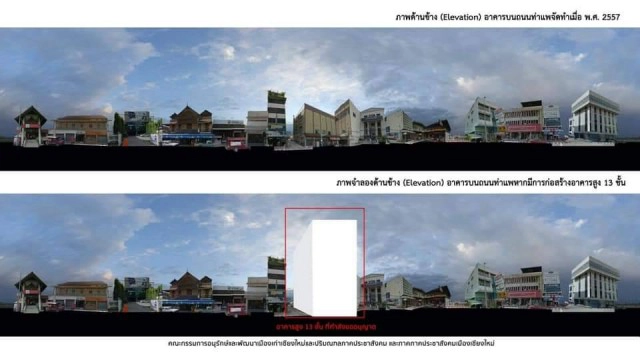 ชาวเชียงใหม่ ค้านสร้างตึก 13 ชั้น ย่านเมืองเก่า