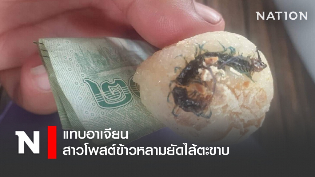แทบอาเจียน สาวโพสต์ข้าวหลามยัดไส้ตะขาบ แทบอาเจียน สาวโพสต์ข้าวหลามยัดไส้ตะขาบ