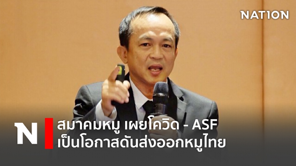สมาคมหมู เผยโควิด - ASF เป็นโอกาสดันส่งออกหมูไทย